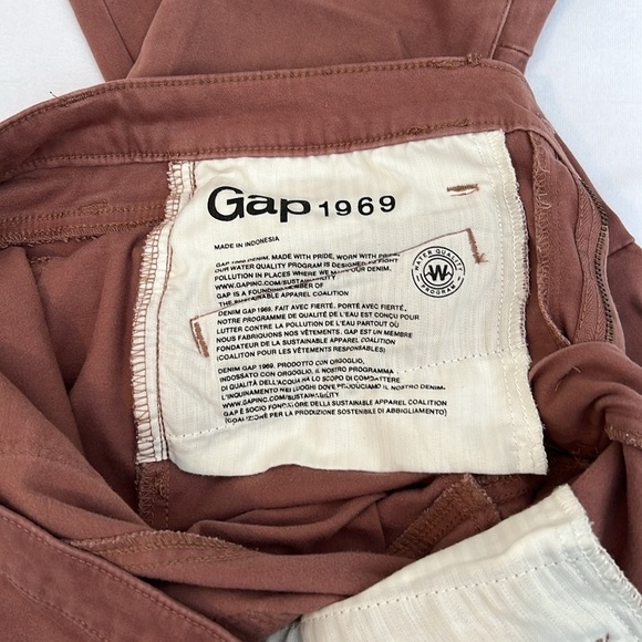 GAP 1969 pants  BLUSH Color zipper pockets and legs size 27 - Picture 7 of 10